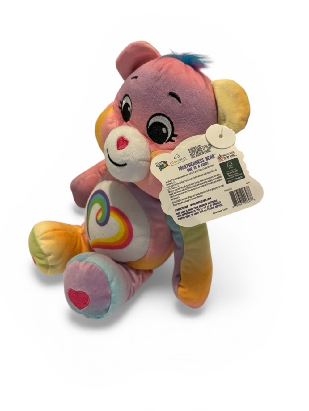 Care Bears Togetherness Bear Rainbow Plush - Picture 3 of 4